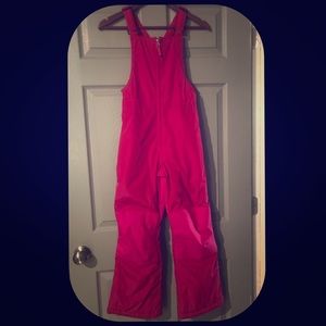 Lands End girls waterproof iron knee snow bib